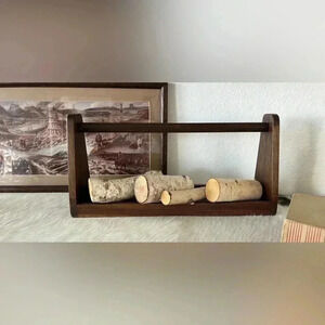 Steelite Wood Caddy 6525T162 Ebony Stain 15" Varick Form Handcrafted USA